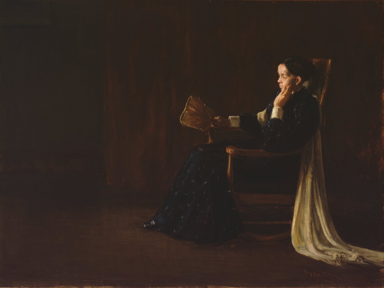 Portræt af kunstnerens mor af Henry Ossawa Tanner