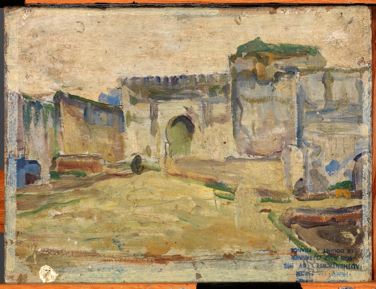 Gadebillede, Tanger (kreneleret arkitektur) af Henry Ossawa Tanner