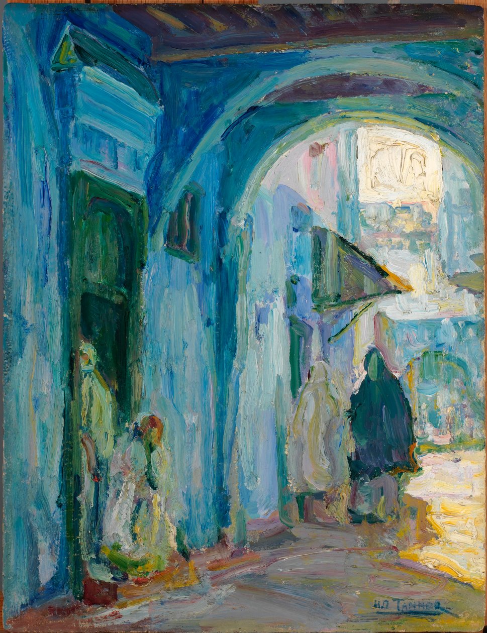 Gade i Tanger af Henry Ossawa Tanner