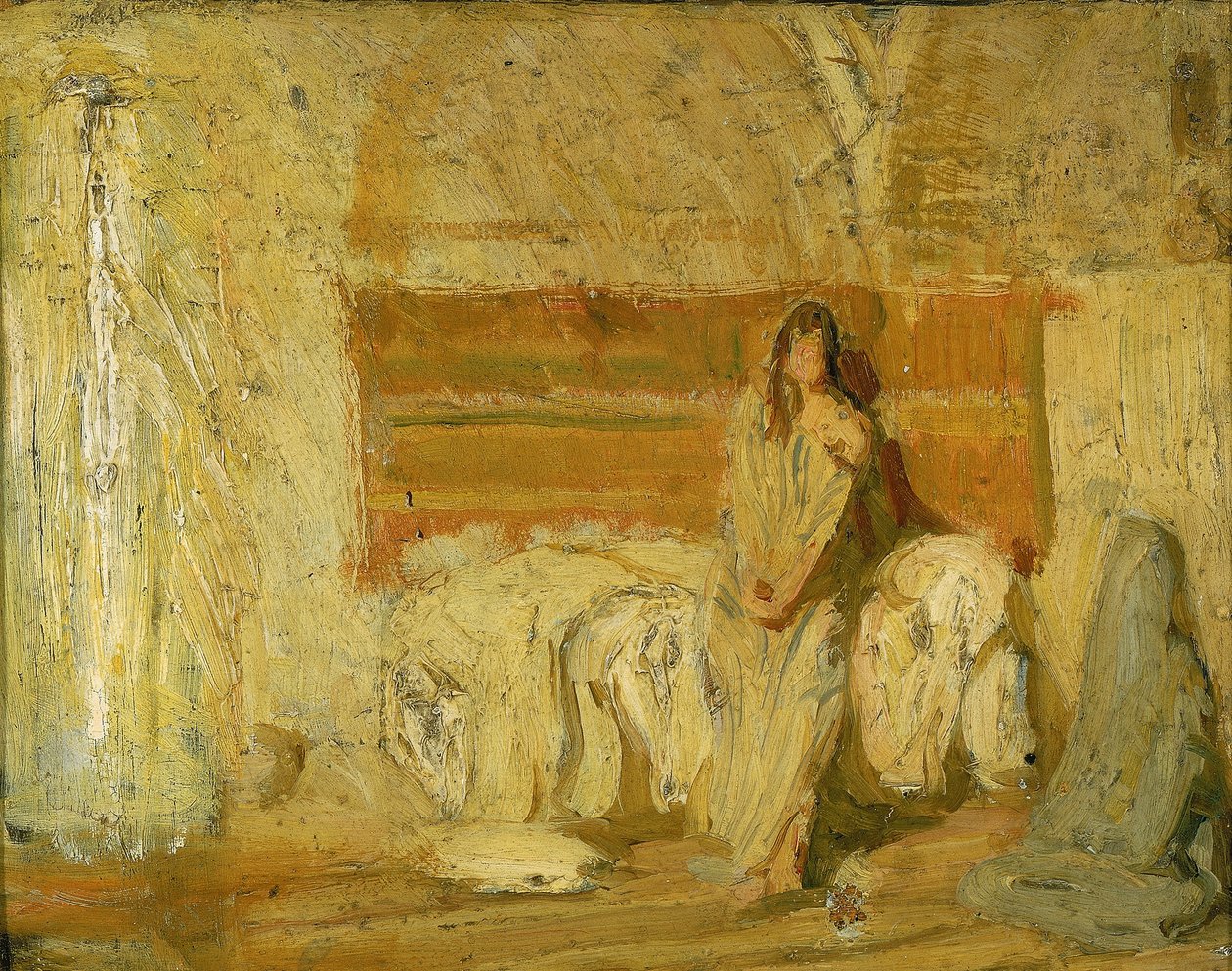 Studie til bebudelsen af Henry Ossawa Tanner