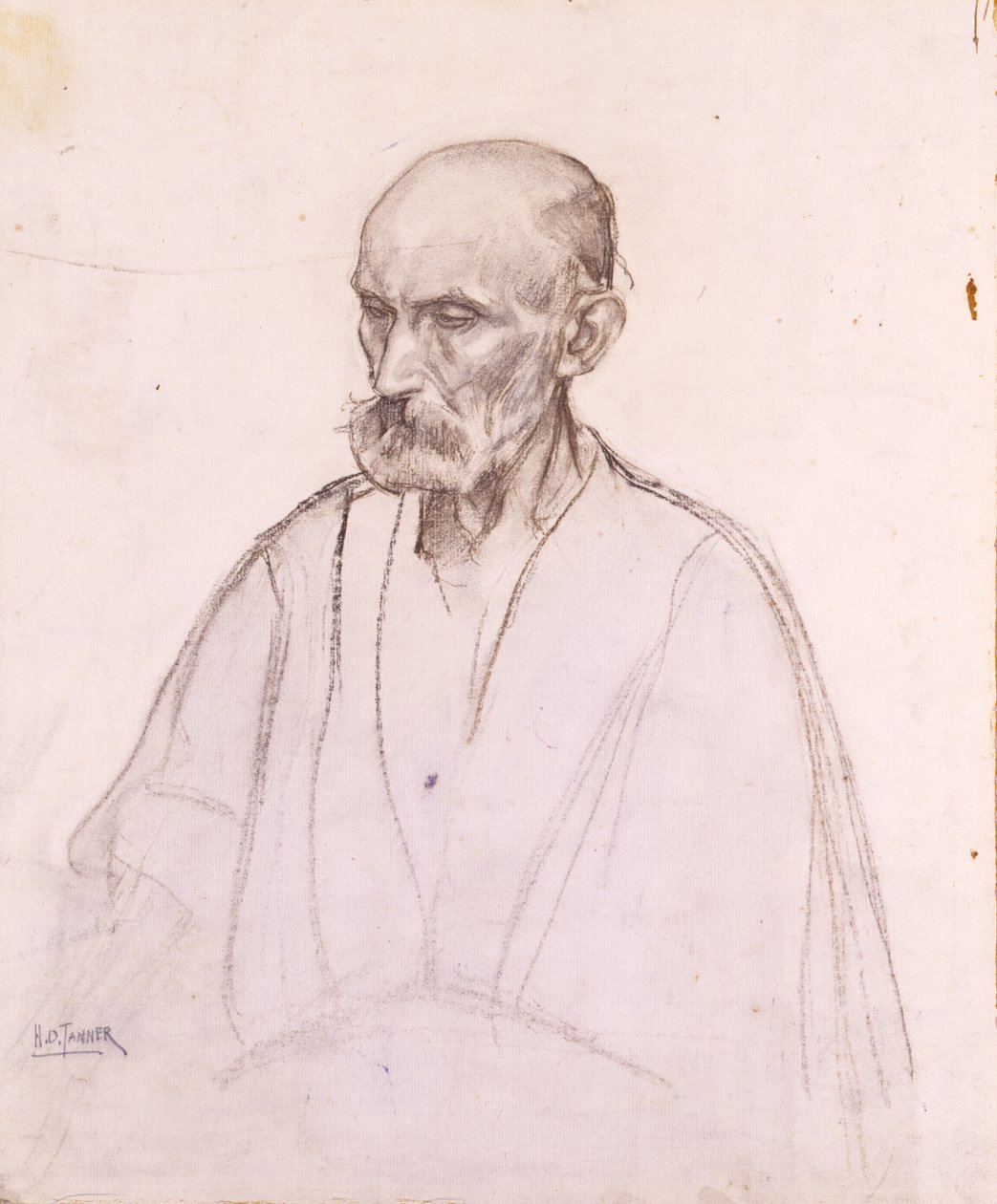 Studie for disciplen Peter af Henry Ossawa Tanner