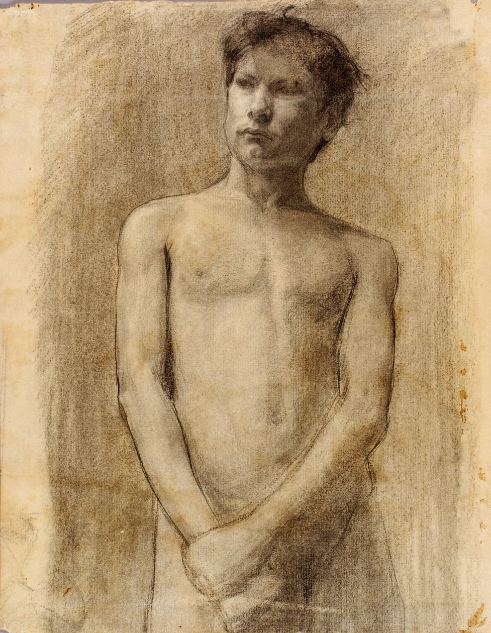 Studie af en ung mand af Henry Ossawa Tanner