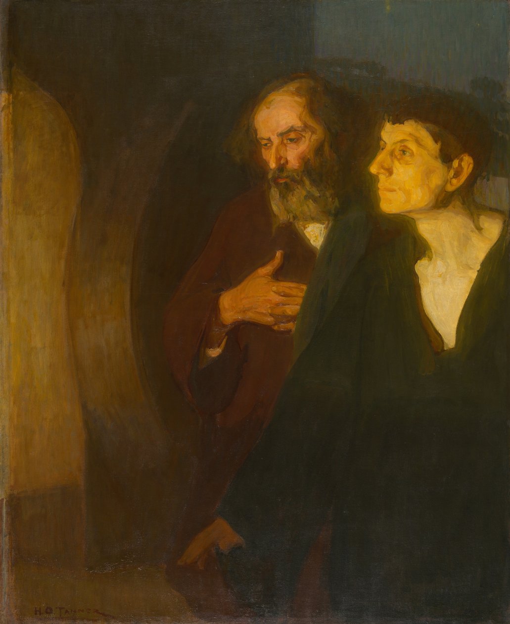 De to disciple ved graven af Henry Ossawa Tanner