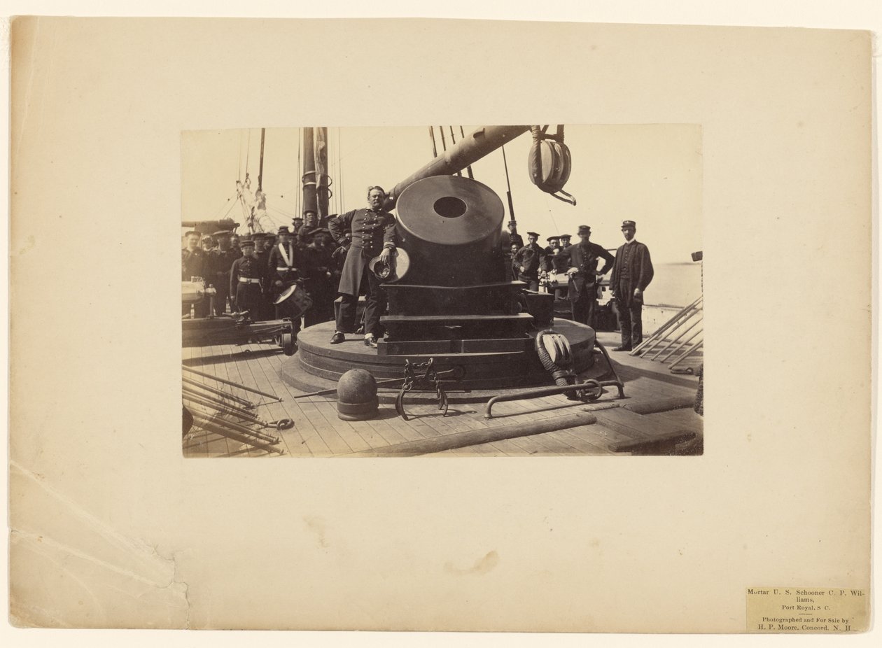Morter [på] den amerikanske skonnert C.P. Williams, Port Royal, S.C. af Henry P. Moore