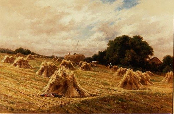 En Surrey Cornfield, nær Reigate af Henry Parker