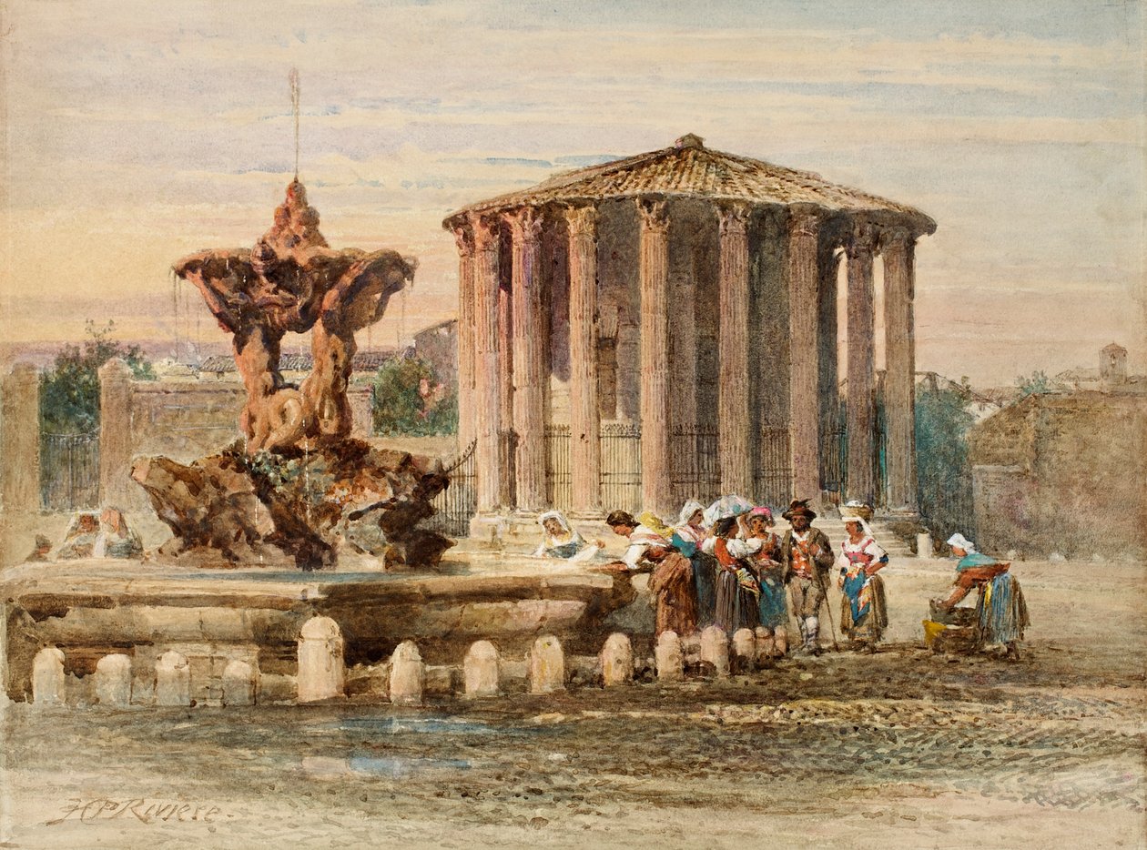 Springvand i Rom af Henry Parsons Riviere