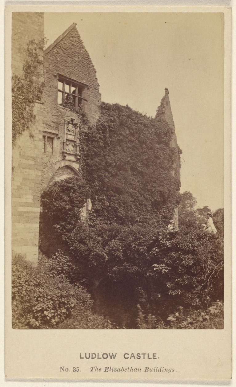 Ludlow Castle. De elizabethanske bygninger. af Henry Peach Robinson