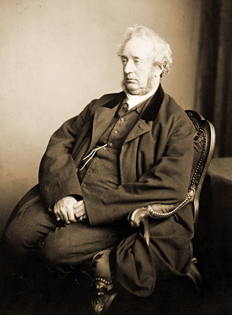 Portræt af Dr. Hugh Welch Diamond, 1869 (sepiafoto) af Henry Peach Robinson