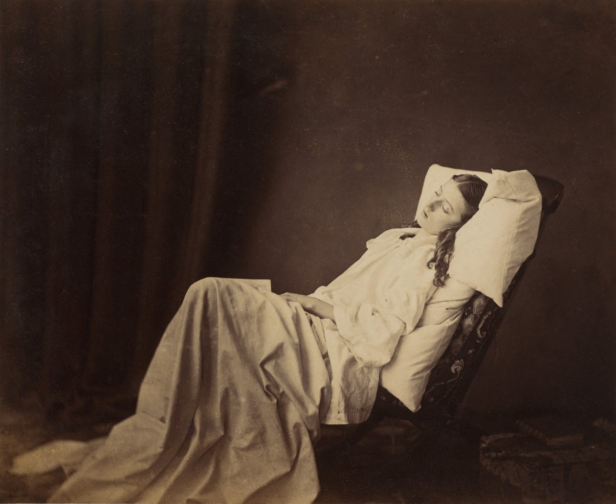 Hun fortalte aldrig sin kærlighed, 1857. af Henry Peach Robinson