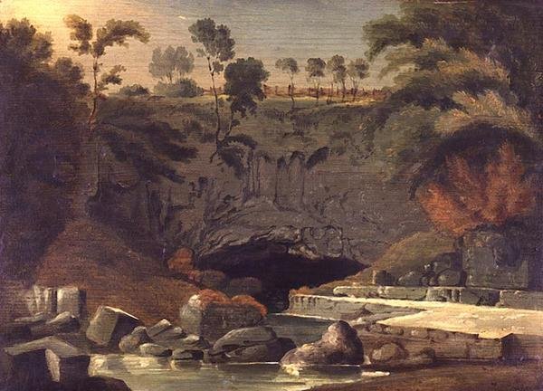 Porth-yr-Ogof, Brecknockshire af Henry Penry Williams