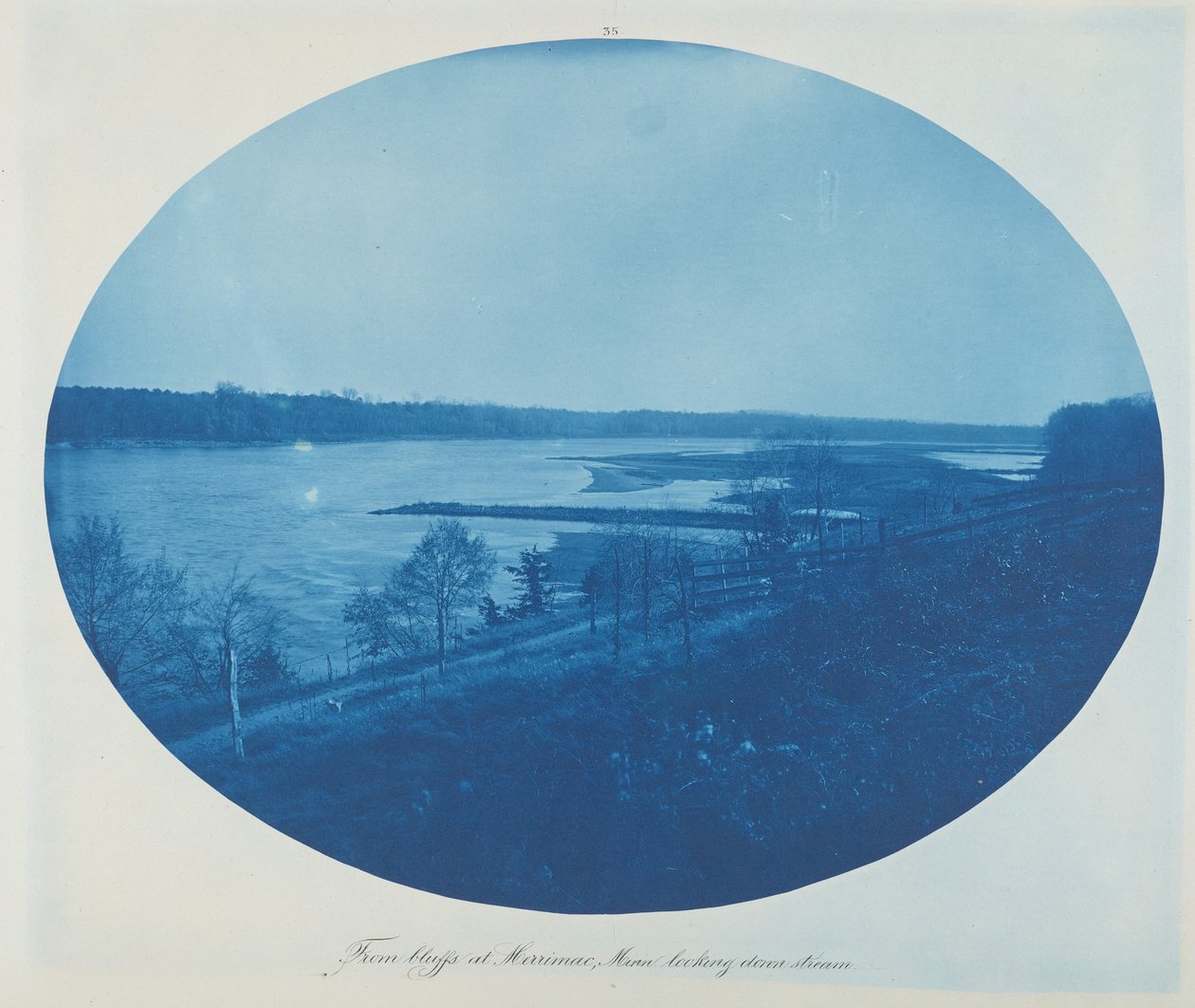 Fra Bluffs at Merrimac, Minn. Ser nedstrøms af Henry Peter Bosse