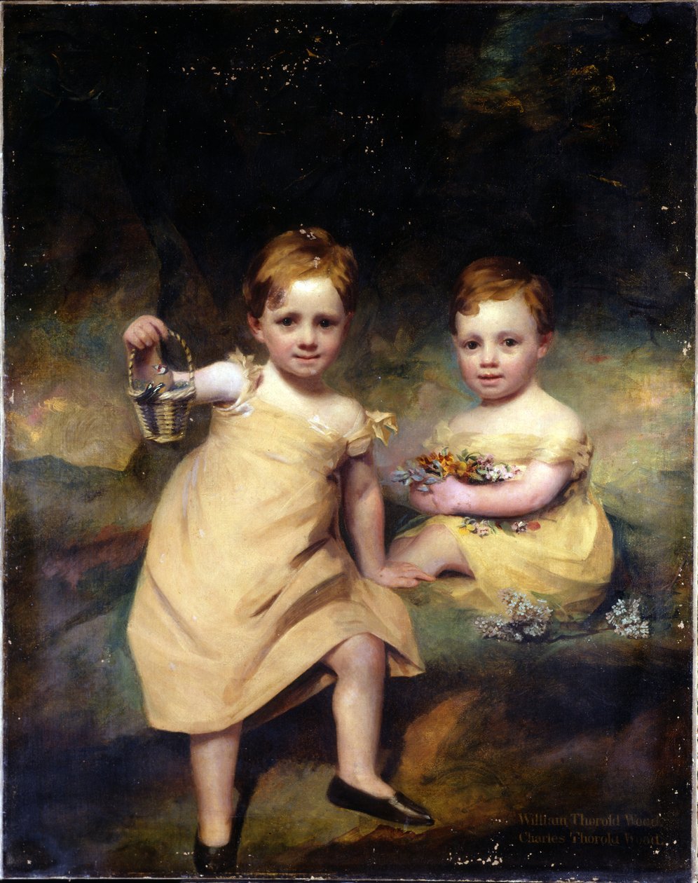Dobbeltportræt af William Thorold Wood og Charles Thorold Wood af Henry Raeburn