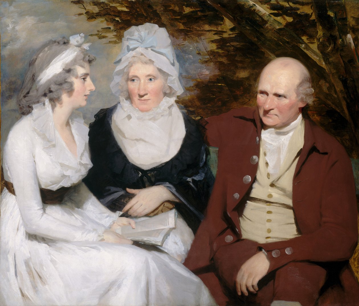 John Johnstone, Betty Johnstone og Miss Wedderburn, ca. 17901795. af Henry Raeburn