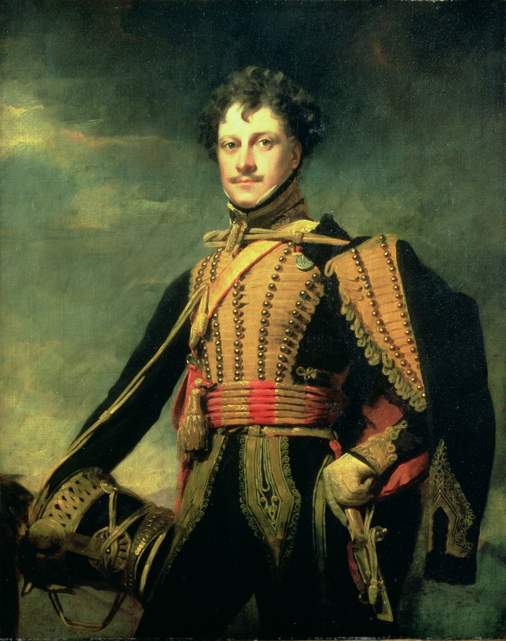 Oberstløjtnant Sir John James Fraser i husaruniform af Henry Raeburn