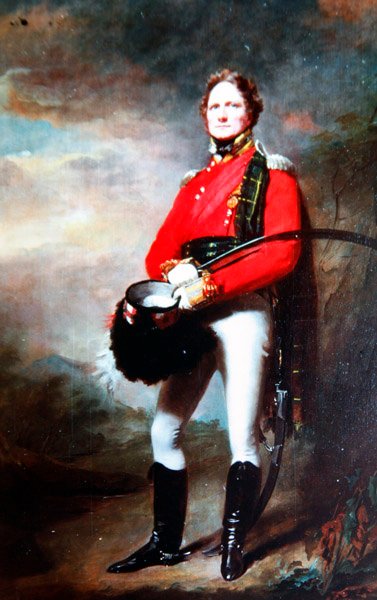 Major James Lee Harvey, ca. 1820 (olie på lærred) af Henry Raeburn