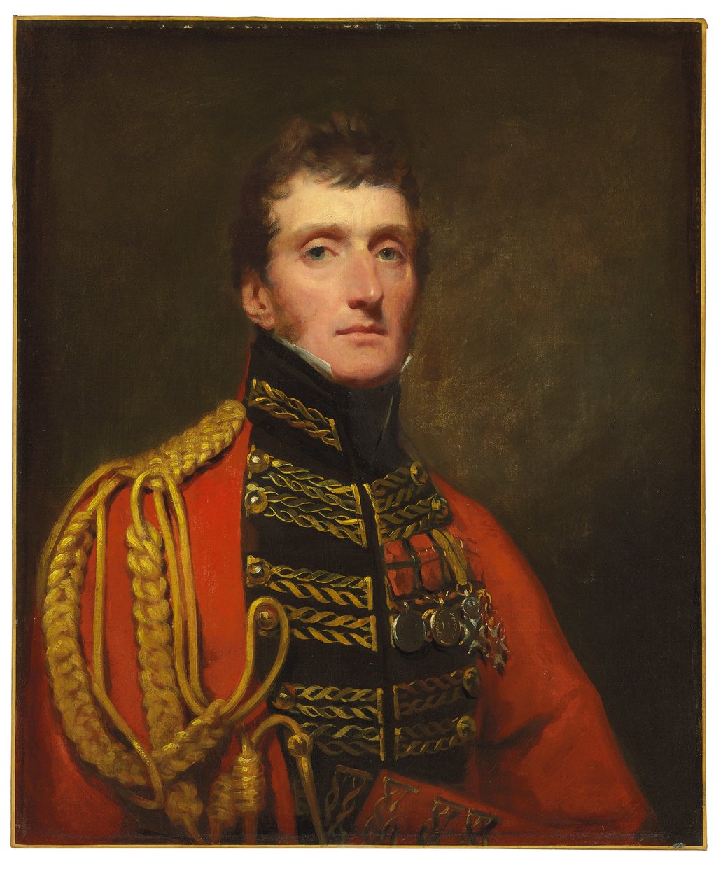 Portræt af generalløjtnant William Stuart, halvlang, i uniform af Henry Raeburn
