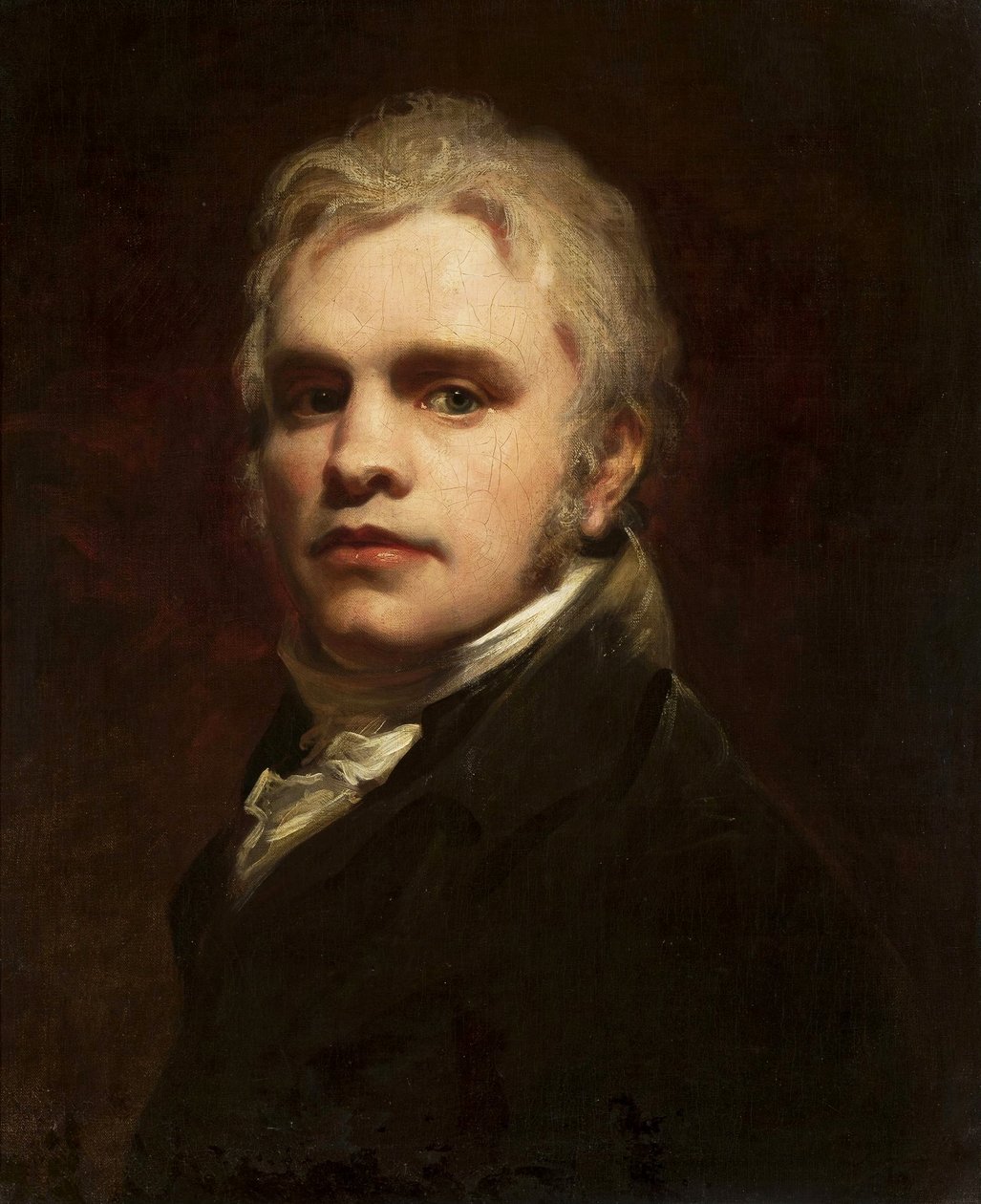 Portræt af en mand. af Henry Raeburn