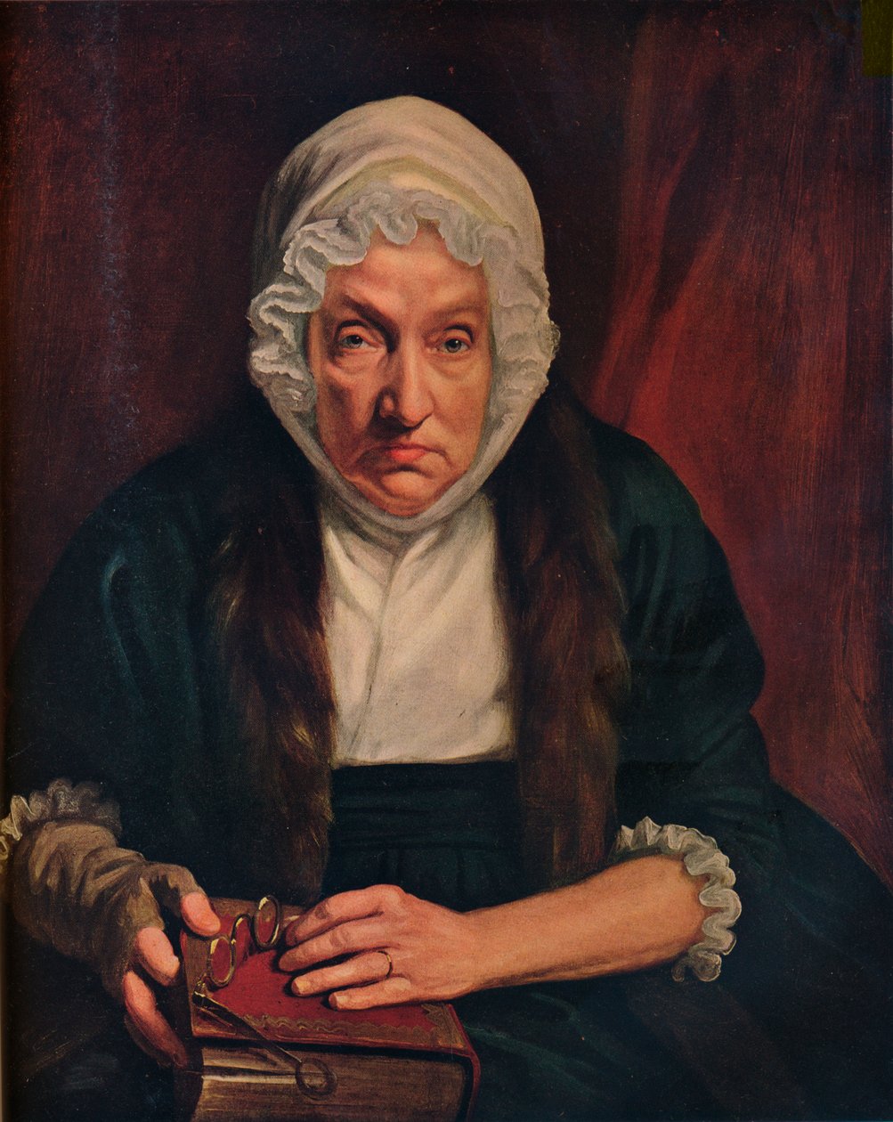 Portræt af Hon. Mrs. Bushell, c1600-tallet, 1914 af Henry Raeburn