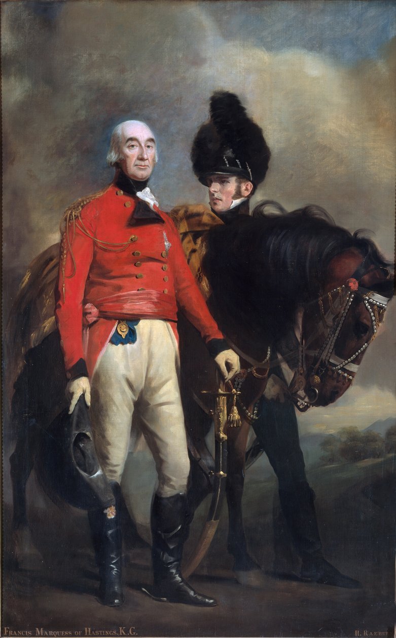 Sir Francis Rawdon-Hastings, 2. jarl af Moira, ca. 1813 af Henry Raeburn