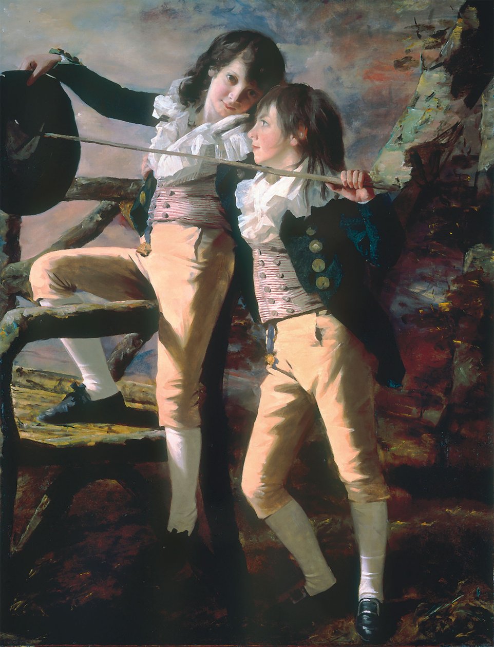 Allen-brødrene (portræt af James og John Lee Allen) af Henry Raeburn