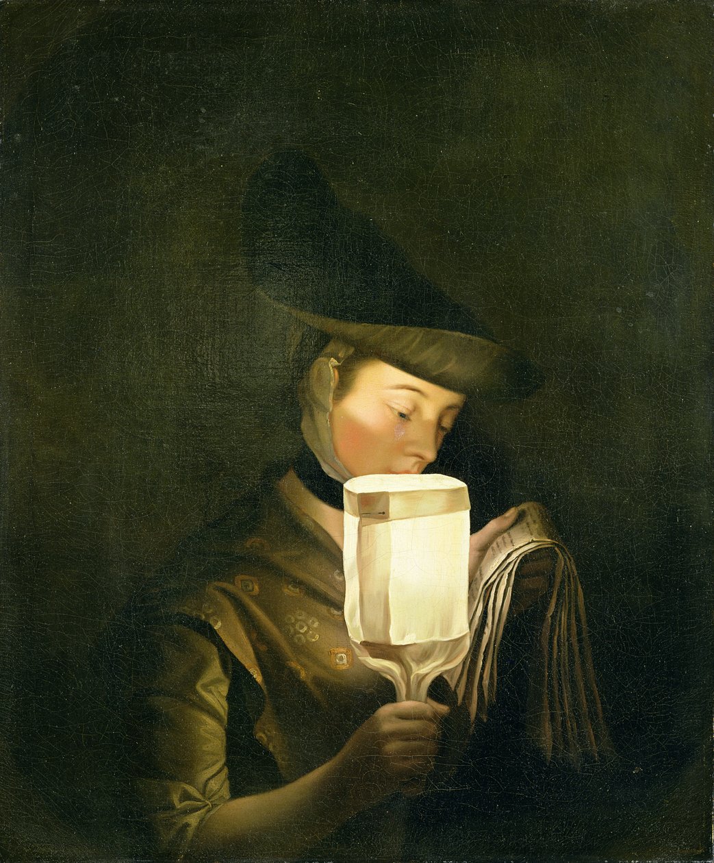 The Ballad Singer, ca. 1764 (olie på lærred) af Henry Robert Morland