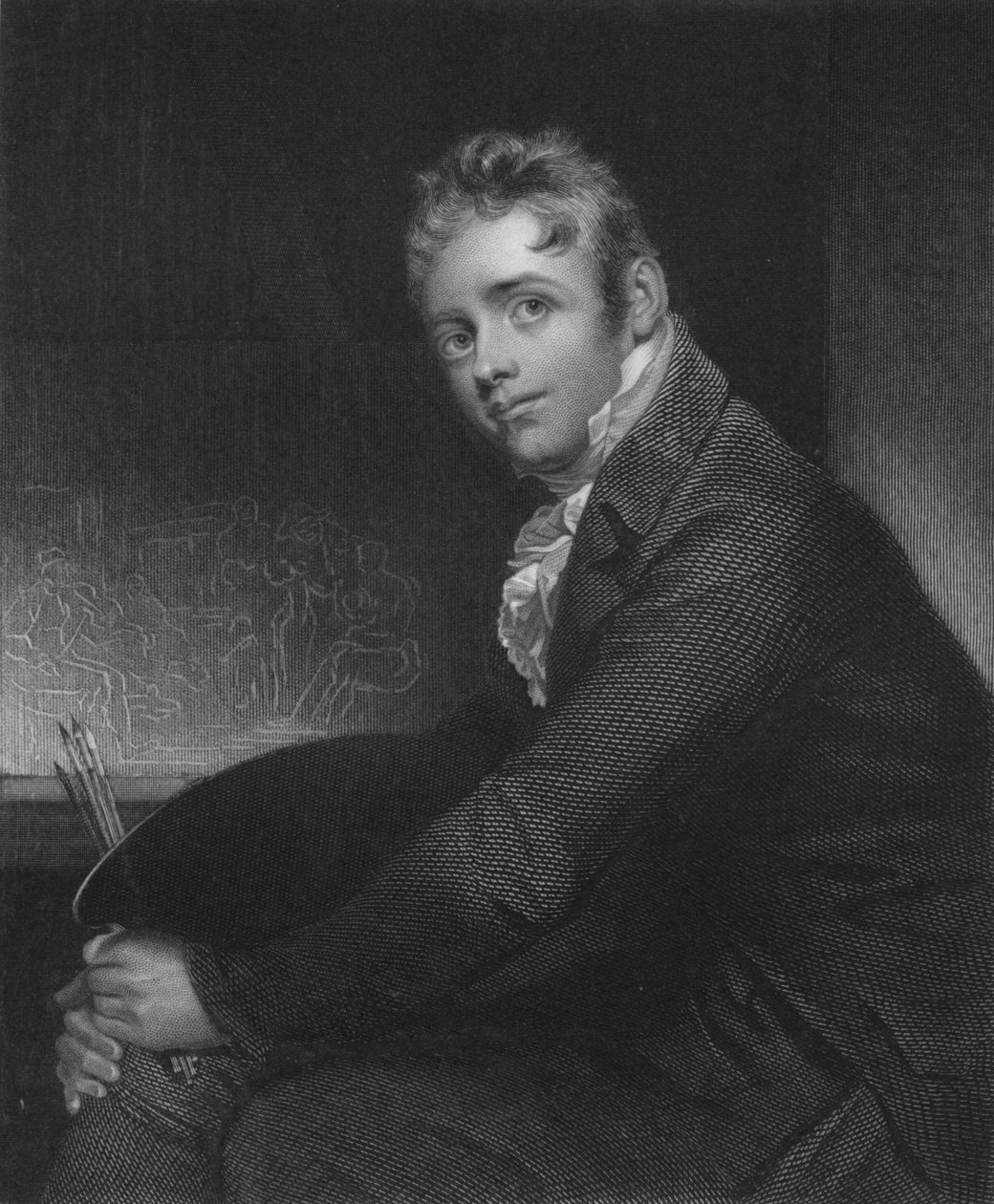David Wilkie, Esq. R.A., 1834. af Henry Robinson