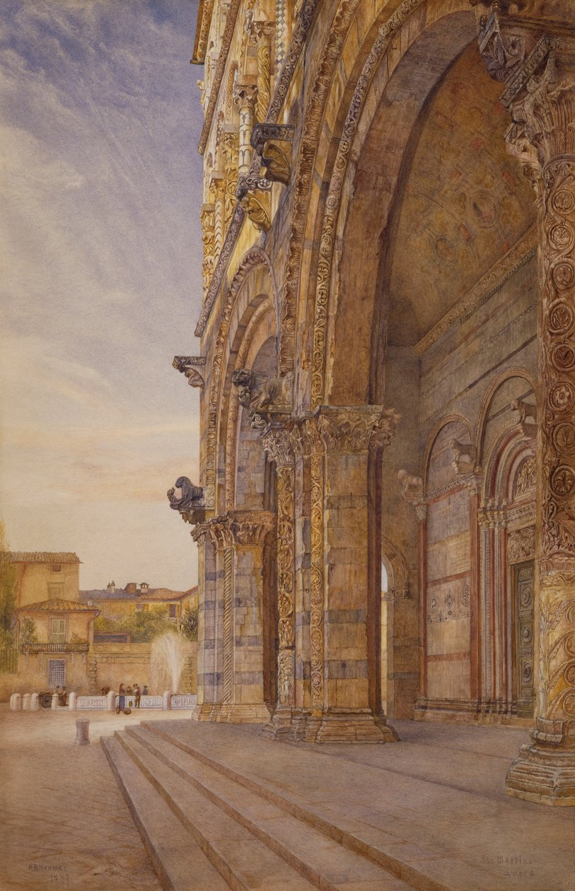 San Martino, Lucca, 1887 af Henry Roderick Newman