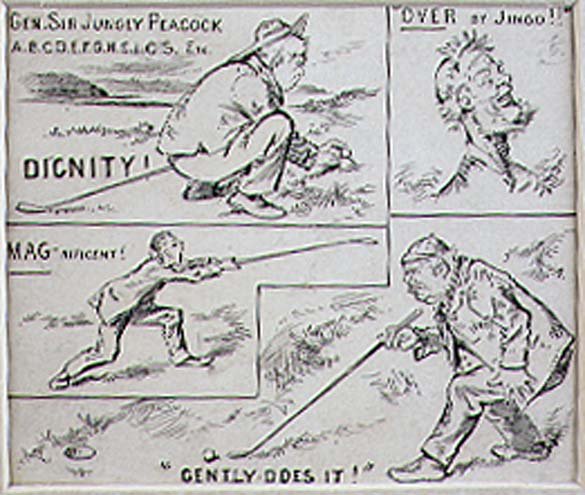 Golfing Moves, illustration fra 