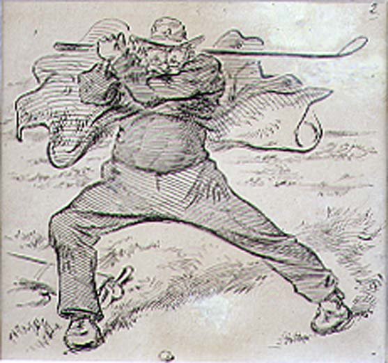 The Chaotic Golfer, illustration fra 
