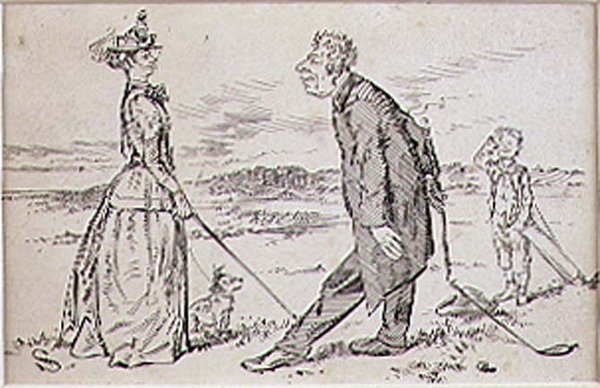 The Courteous Golfer, illustration til 