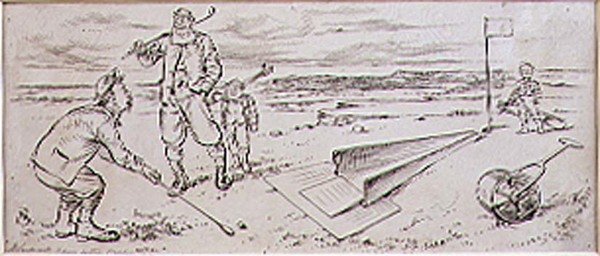 The Guided Golfer, illustration fra 