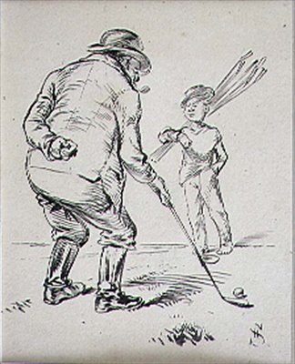 The Last Putt, illustration fra 