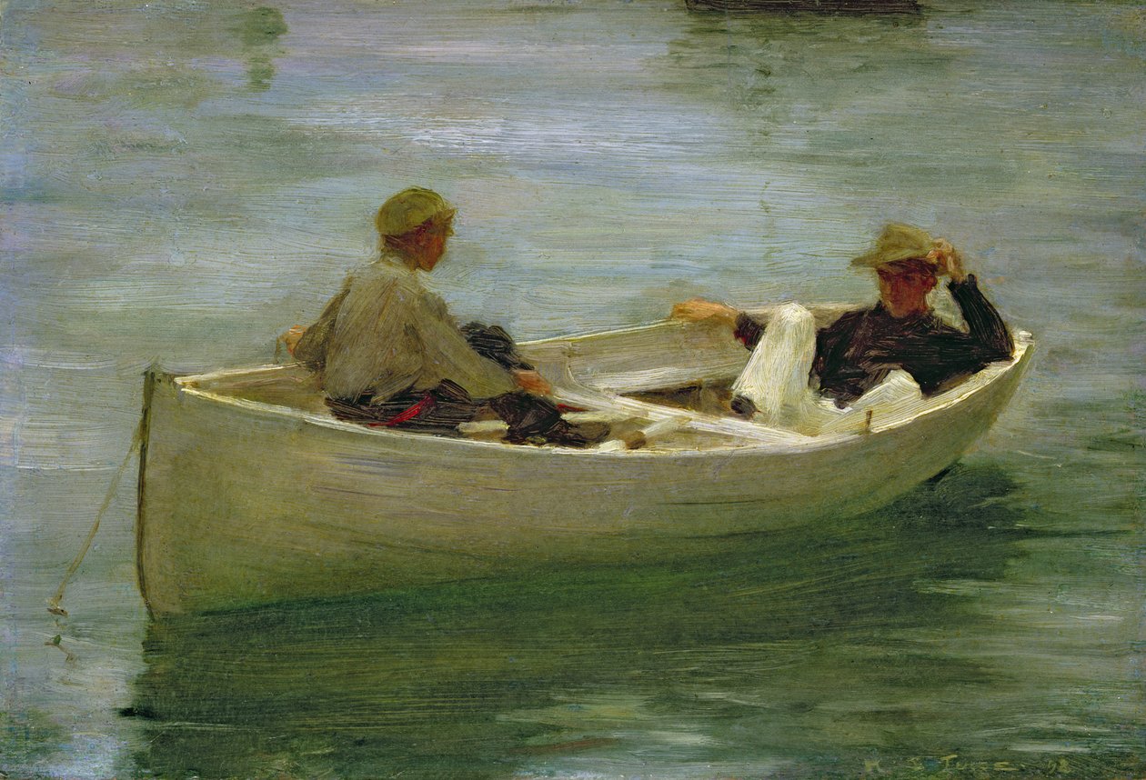I Robåden af Henry Scott Tuke