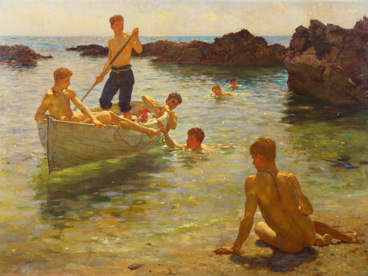Morgenpragt, 1922 af Henry Scott Tuke