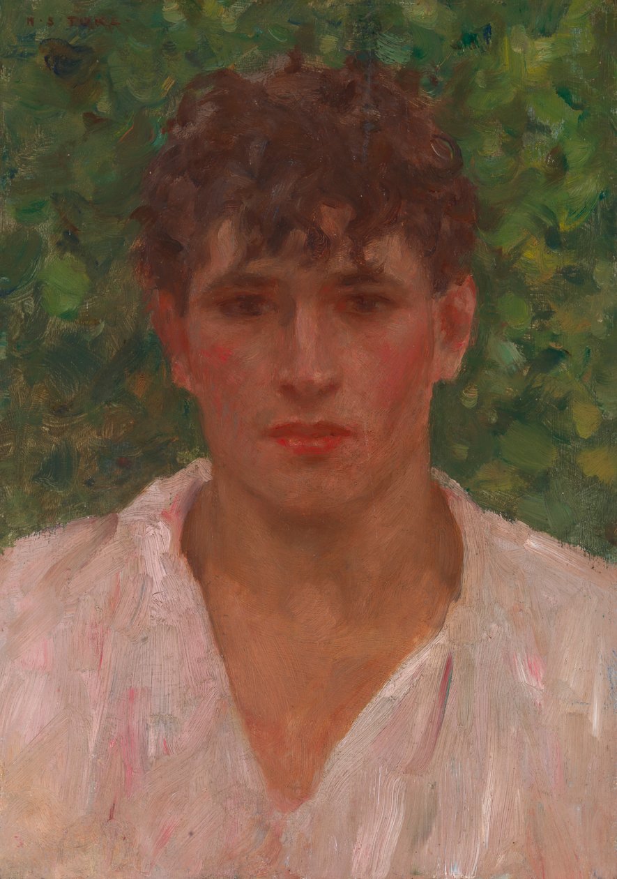 Portræt af Nicola Luciani af Henry Scott Tuke