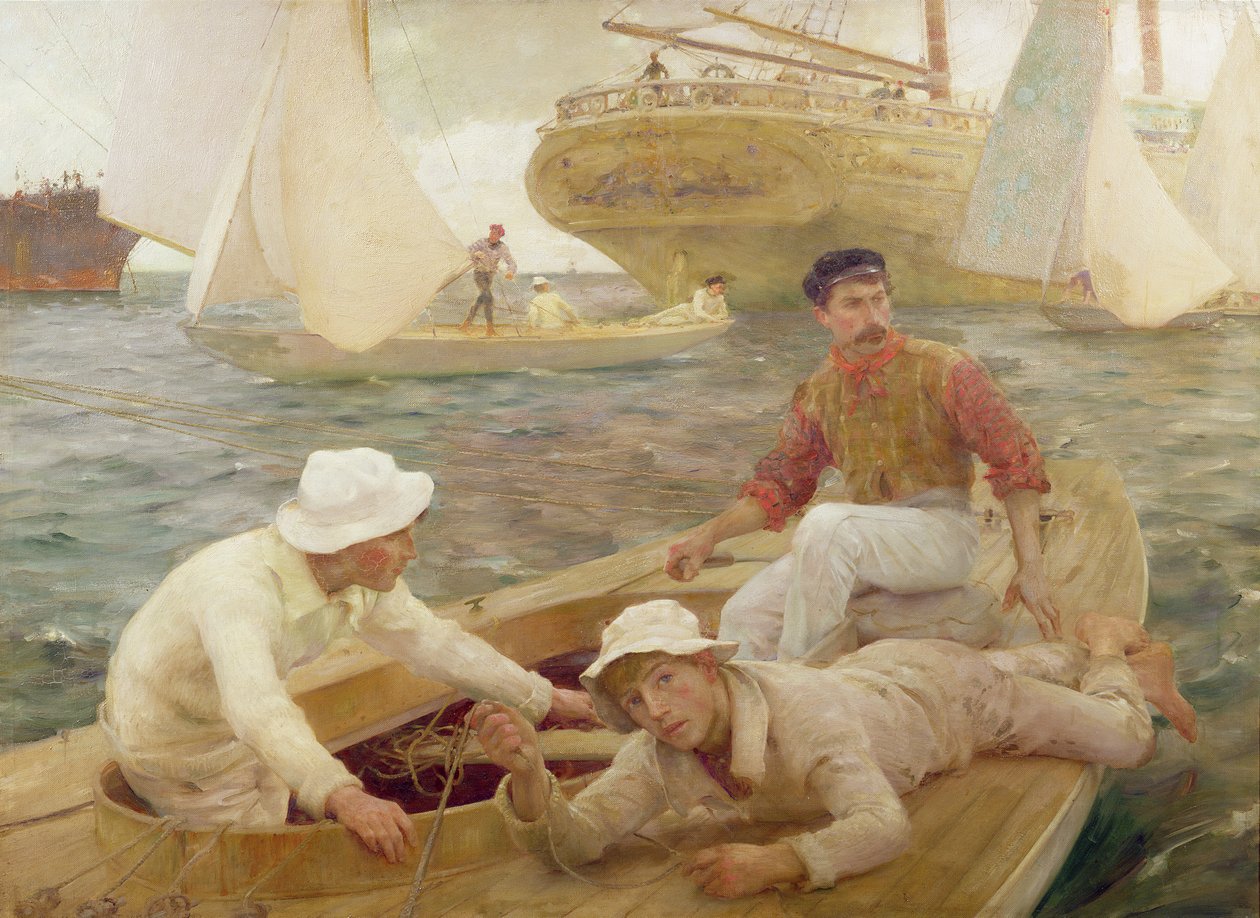 Løbet hjem, 1902 af Henry Scott Tuke