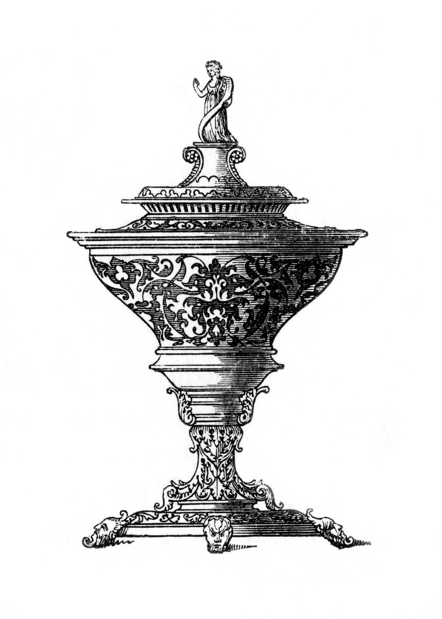 Design til en saltkælder, 1645, 1843. af Henry Shaw