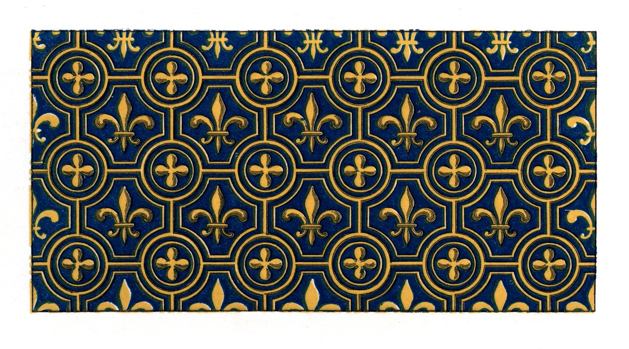 Ble ornament, 14. århundrede, 1843. af Henry Shaw
