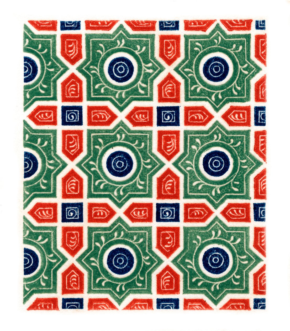 Ble ornament, 1300-tallet, 1843. af Henry Shaw