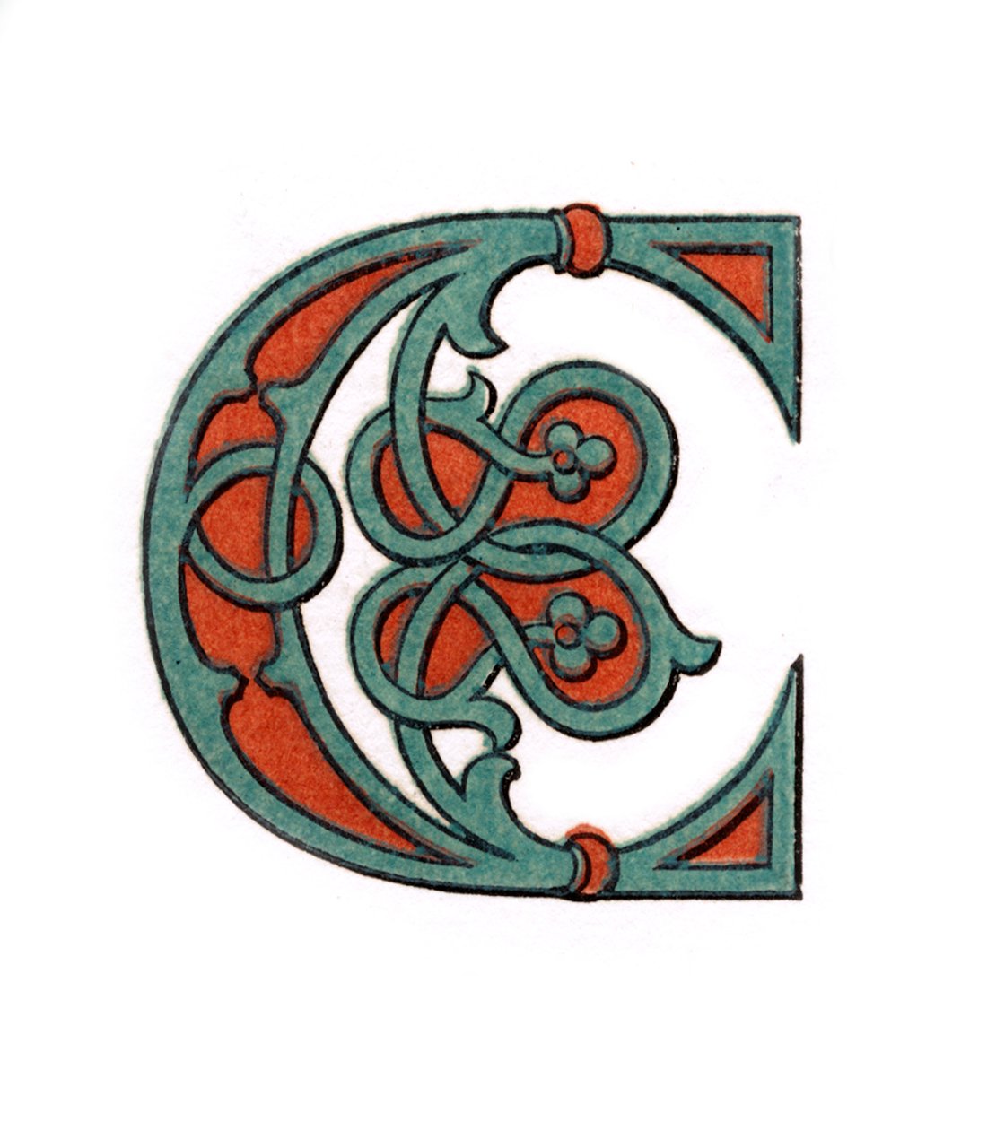 Startbogstav C, 1474, 1843. af Henry Shaw