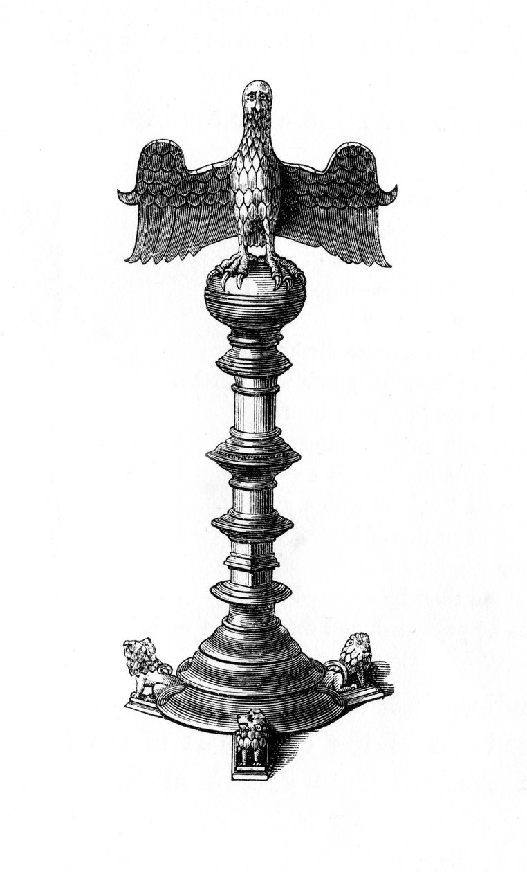 Talerstol, c1400-tallet, 1843. af Henry Shaw
