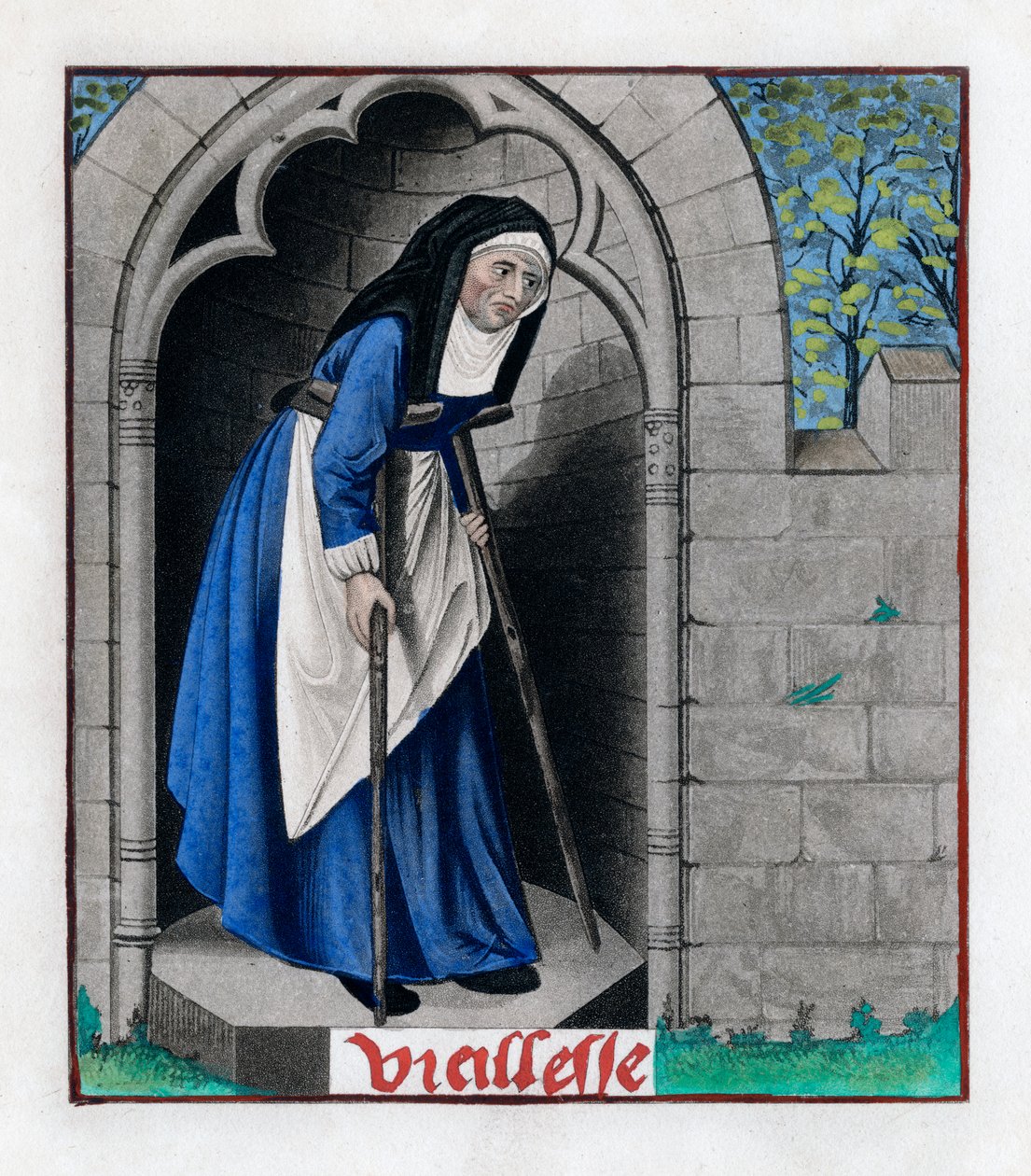 Alderdom, c1480, 1843. af Henry Shaw