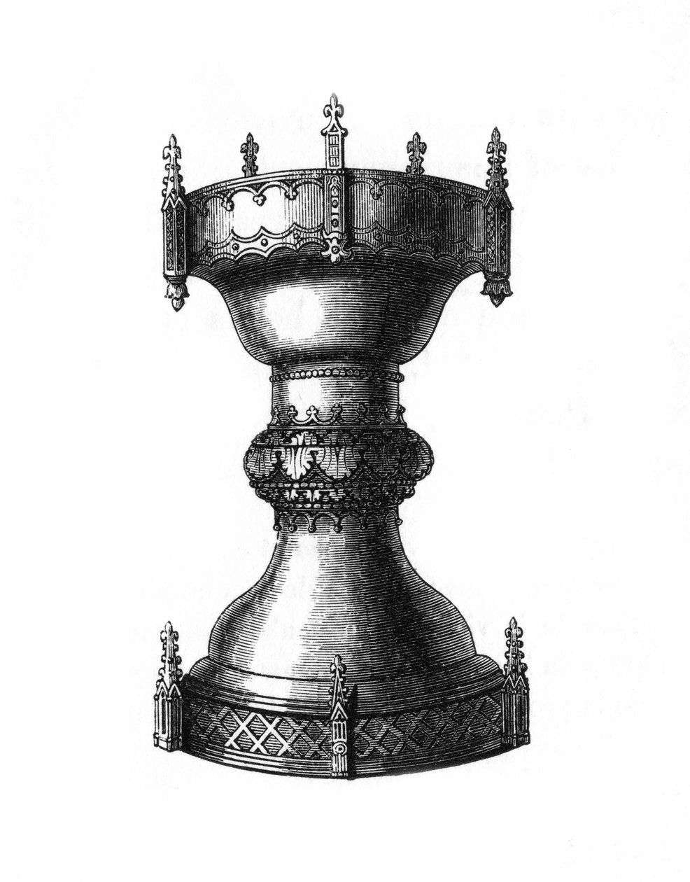 Religiøst eller husholdningsfartøj, 1400-tallet, 1843. af Henry Shaw
