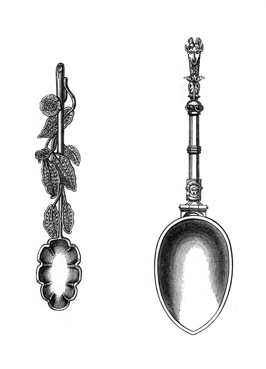 Skeer, 1500-tallet, 1843. af Henry Shaw