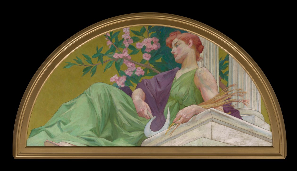 Muse of Agriculture af Henry Siddons Mowbray