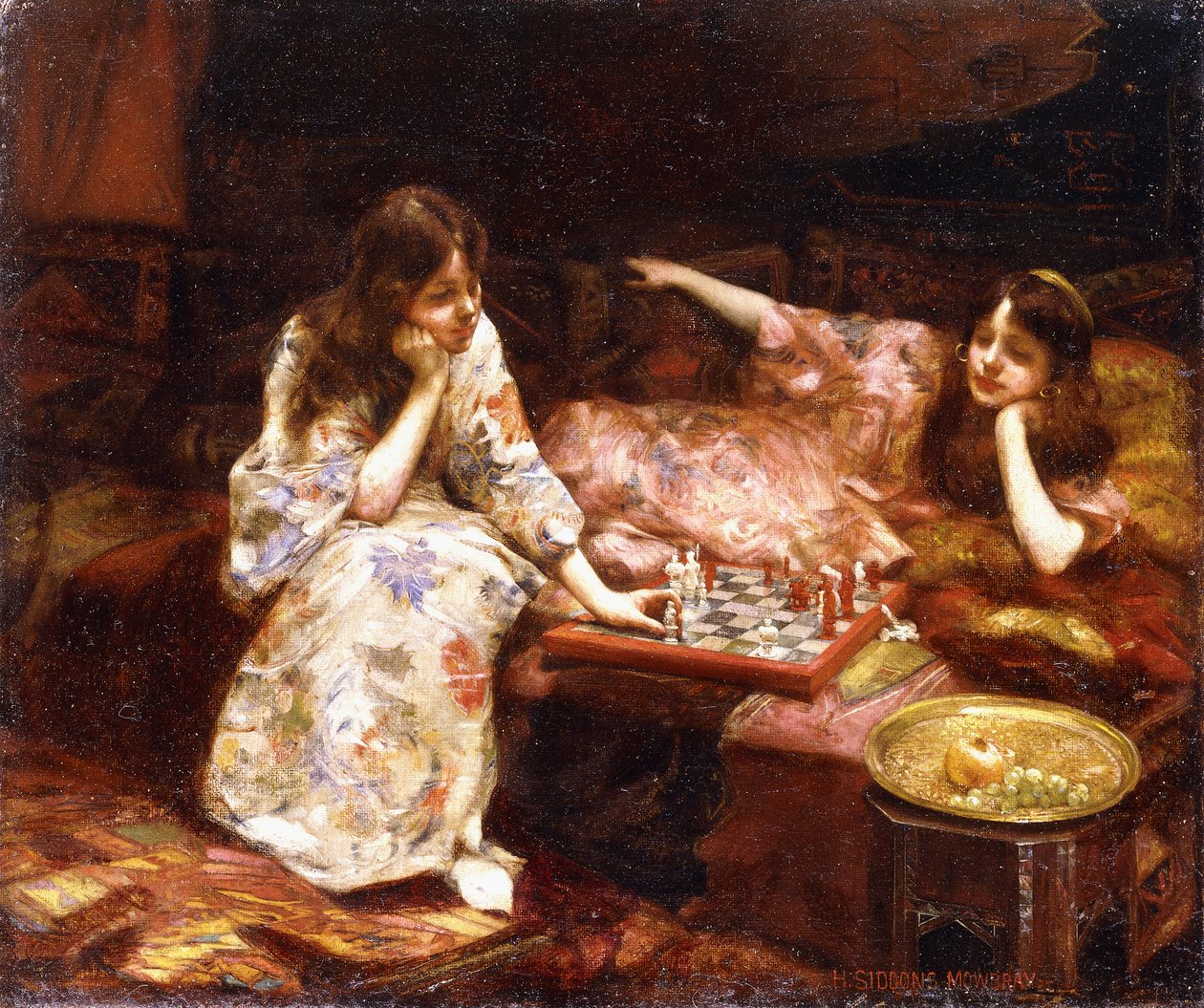 Repose - Et spil skak, af Henry Siddons Mowbray