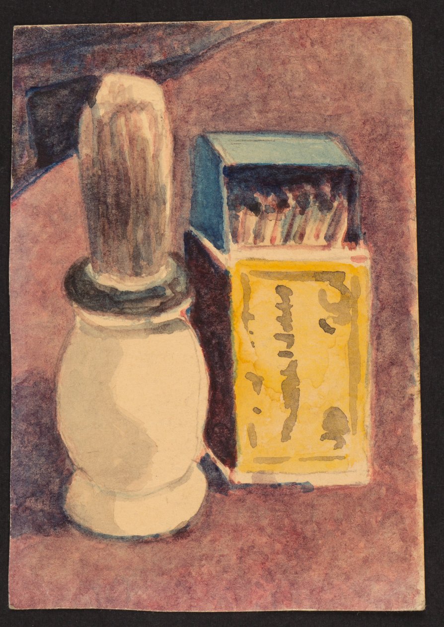 Barberkost og tændstikker, ca. 1930 af Henry Silk