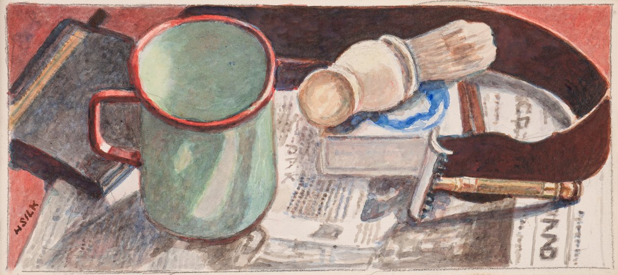 Barberudstyr, ca. 1930 af Henry Silk