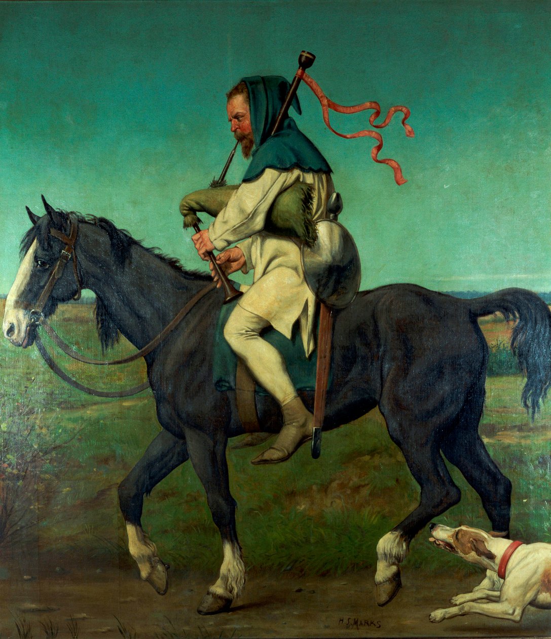 The Miller, fra "The Canterbury Tales", 1878 af Henry Stacey Marks