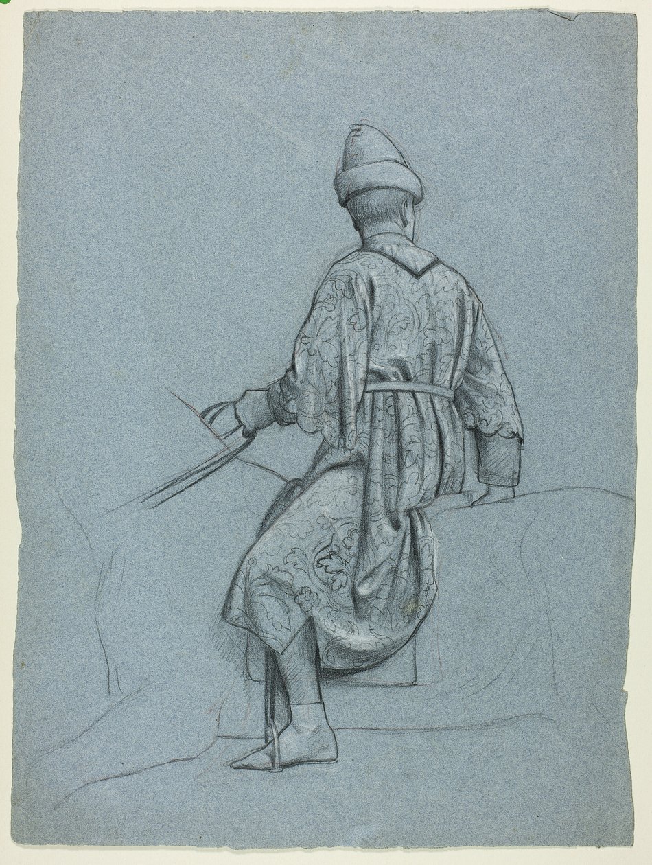Mand på hesteryg af Henry Stacy Marks